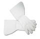White Gauntlet Gloves