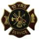 Fire Service Long Service Pin- 10YR