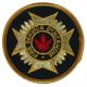 Standard Fire Service Crest - Gold