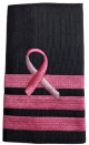 3 Bar Breast Cancer Awareness Epaulettes