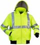 High Visibility Soft Shell Jacket with Detachable Hood