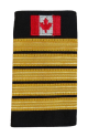 5 Bar Wire Lace Epaulettes with Canadian Flag
