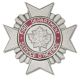 Silver Fire Service Cap Badge