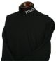 Embroidered Mock Neck Long Sleeve Shirt