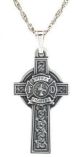 Firefighter Logo Celtic Cross Necklace