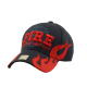 First In Last Out Ball Cap Blue - With Flames