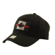 Red Line Black Ball Cap