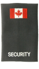 Security Epaulettes with Canadian Flag