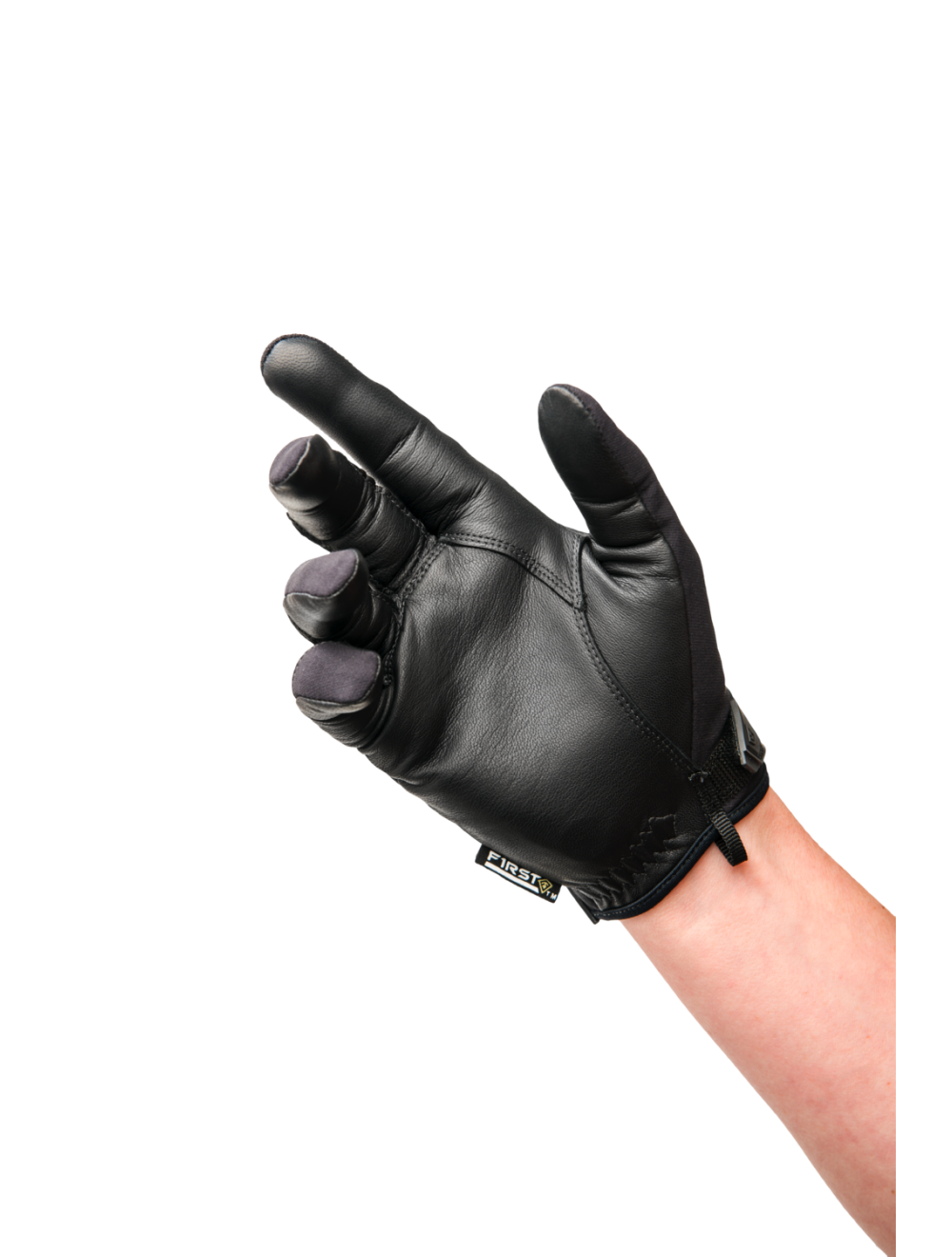 Leather hard knuckle gloves hot sale